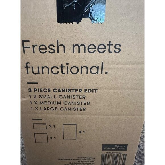 The Home Edit contain the chaos Canister Food Organizers and storage 3 set New i - Picture 10 of 11